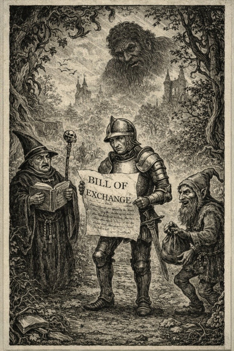 Bills of exchange - spinning gold from straw?